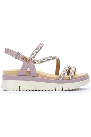 Pikolinos Sandalias cuña de piel PALMA W4N