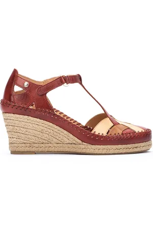 Pikolinos Sandalias cuña de piel VILA W9Y