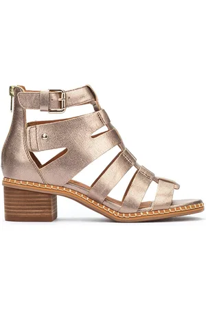 Pikolinos Sandalias tacón de piel BLANES W3H