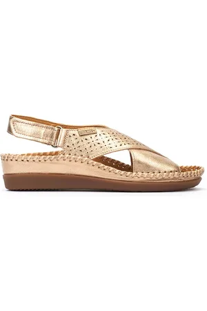 Pikolinos Sandalias cuña de piel CADAQUES W8K