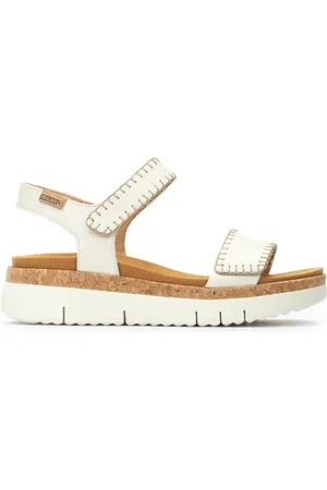 Pikolinos Sandalias cuña de piel PALMA W4N
