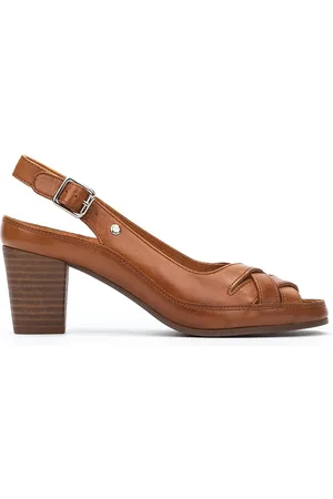 Pikolinos Sandalias tacón de piel ALMENARA W1E