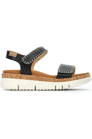 Pikolinos Sandalias cuña de piel PALMA W4N