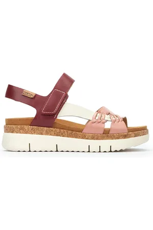 Pikolinos Sandalias cuña de piel PALMA W4N