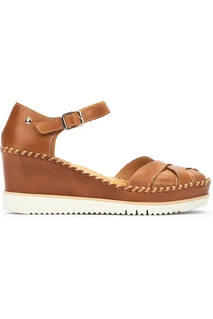Pikolinos Sandalias cuña de piel AGUADULCE W3Z