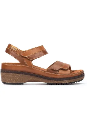 Pikolinos Sandalias cuña de piel GRANADA W0W