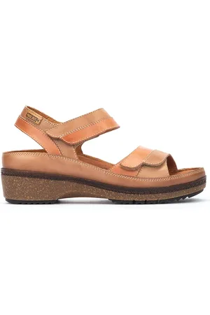 Pikolinos Sandalias cuña de piel GRANADA W0W