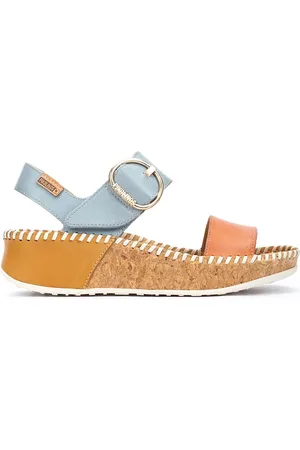 Pikolinos Sandalias cuña de piel MARINA W1C