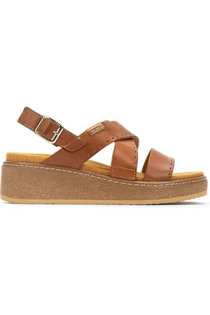 Pikolinos Sandalias cuña de piel ALZIRA W9D