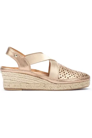 Pikolinos Sandalias cuña de piel BENIDORM W4A