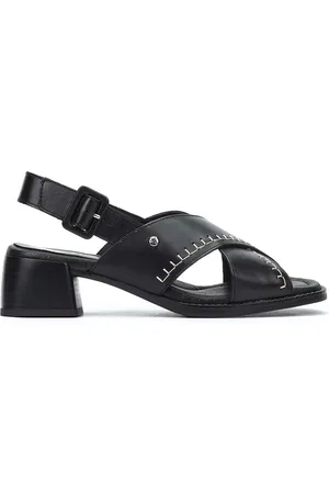 Pikolinos Sandalias tacón de piel OLIVA W2G