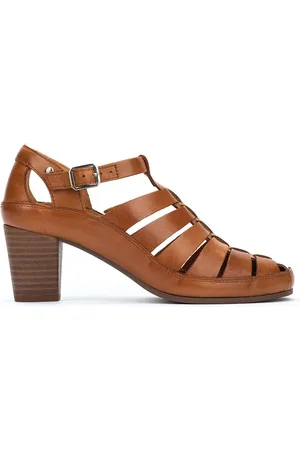 Pikolinos Sandalias tacón de piel ALMENARA W1E