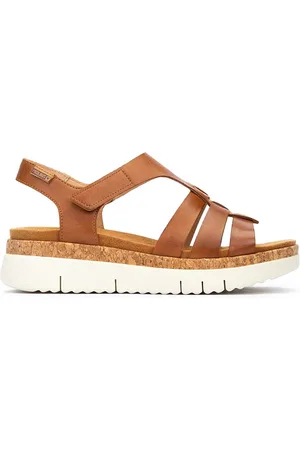 Pikolinos Sandalias cuña de piel PALMA W4N