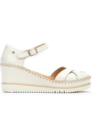 Pikolinos Sandalias cuña de piel AGUADULCE W3Z