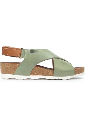 Pikolinos Sandalias cuña de piel MAHON W9E
