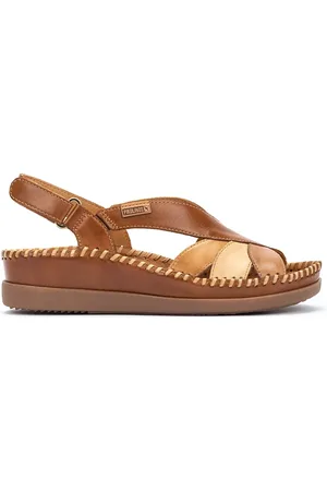 Pikolinos Sandalias cuña de piel CADAQUES W8K