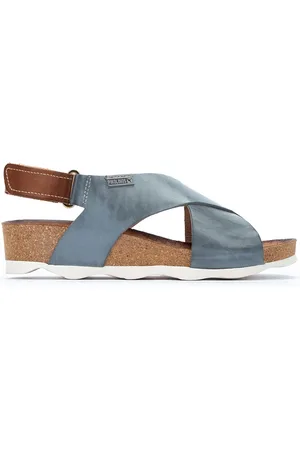 Pikolinos Sandalias cuña de piel MAHON W9E