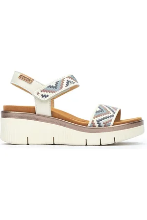 Pikolinos Sandalias cuña de piel GOMERA W0K