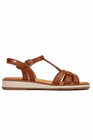 Pikolinos Sandalias planas de piel ROQUETAS W9B