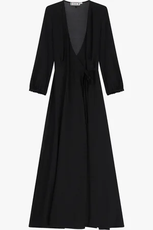 Please Vestido largo con mangas 3/4