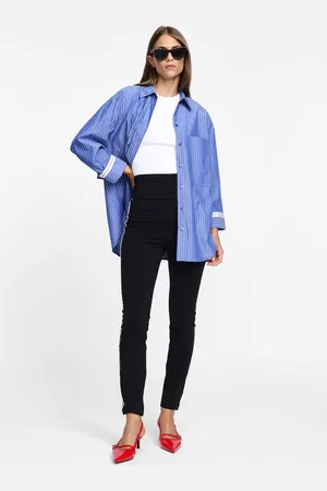 Please Pantalones ajustados con rayas laterales