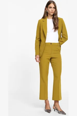 Please Pantalones cropped con bolsillos chinos