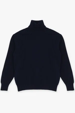 Please Jersey de cuello cisne de niño en tono liso