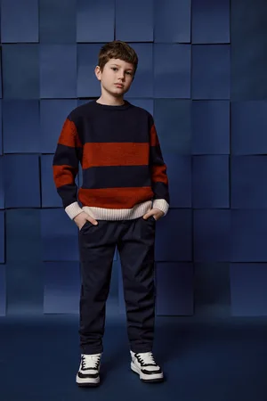 Please Jersey de niño de rayas