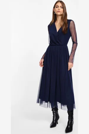 Please Vestido con mangas largas y tulle