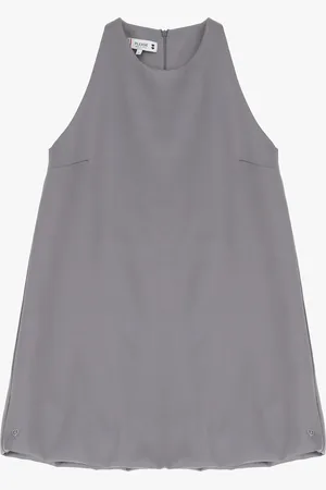 Please Vestido corto evasé sin mangas