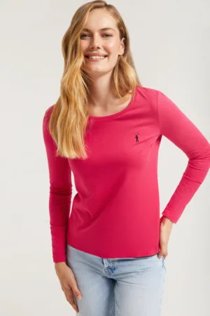 Camiseta de niña rosa básica mensaje – Charanga