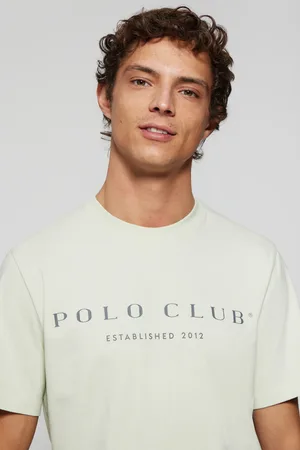 Camiseta básica de manga larga amarilla con logo Polo Club – Polo Club  Europe