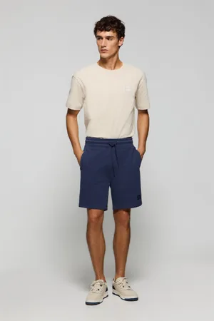 Polo Club® Bermuda Jonas De Algodón Y Patrón Relaxed Fit Con Parche En Sarga Engomado