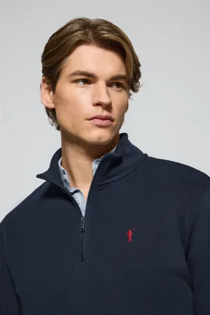 Polo Club® Sudadera De Media Cremallera Con Logo Bordado Rigby Go