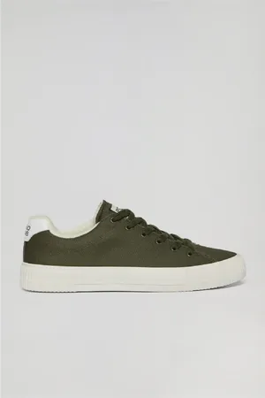 Polo Club® Zapatilla Habana De Lona Verde Para Hombre Con Detalles