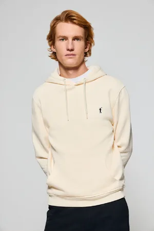 Polo Club® Sudadera Color Crudo De Capucha Y Bolsillos Con Logo Bordado Rigby Go