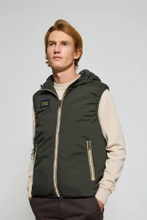 Polo Club® Chaleco Ligero Con Capucha Fija Y Detalles