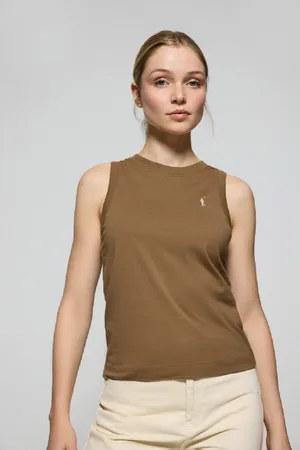 Polo Club® Camiseta Básica Sin Mangas Y Cuello Redondo Con Logo Bordado Rigby Go