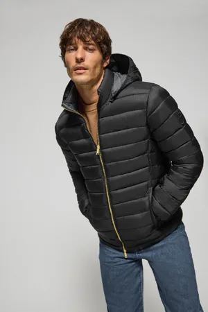 Polo Club® Chaqueta Ultralight Negra Corey De Capucha Extraíble Y Bordado Pc