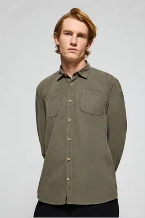 Polo Club® Camisa Con Bolsillos Massachusetts Verde Y Bordado