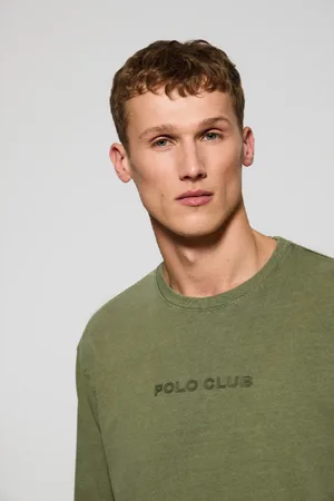 Polo Club® Camiseta De Manga Larga Hermes Con Logo Engomado