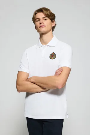 Polo Club® Polo Nautic Con Detalle De Parche Naútico En El Pecho