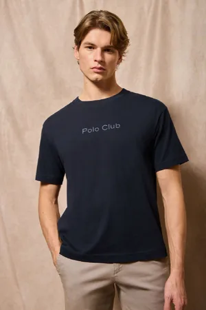Polo Club® Camiseta De Manga Corta Y Cuello Redondo Con Logotipo