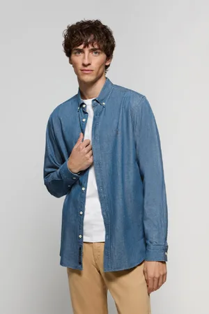 Polo Club® Camisa Denim Regular Fit Con Logo Rigby Go