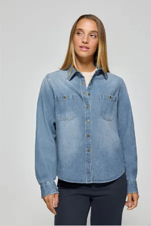 Polo Club® Camisa Denim Con Dos Bolsillos Y Detalle