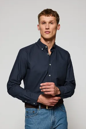 Polo Club® Camisa Lisa Oxford Con Logo Bordado