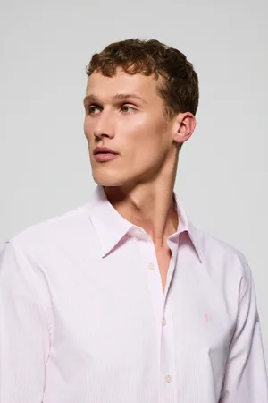 Polo Club® Camisa Raya Yale Rosa Con Logo Bordado Rigby Go