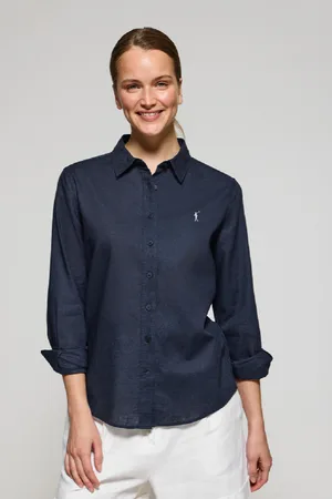 Polo Club® Camisa De Lino Y Algodón Regular Fit Con Bordado Rigby Go