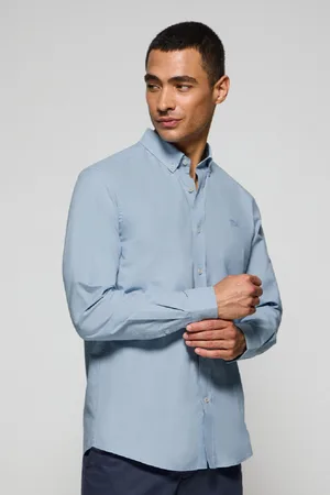 Polo Club® Camisa Lisa Oxford Con Logo Bordado