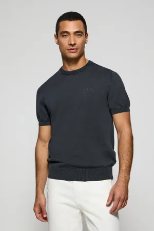 Polo Club® Jersey De Manga Corta Garment Dye Con Logo Bordado